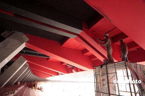 鳥巢內(nèi)部裝修正展開 奧運(yùn)后將利用不會 人走巢空