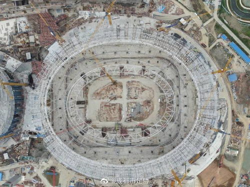 成都鳳凰山足球場逐漸完成主體工程,已進入內部裝修階段