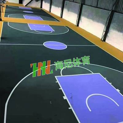 萍鄉(xiāng)市蓮花縣建籃球場(chǎng)施工硅PU丙烯酸籃球場(chǎng)鋪裝